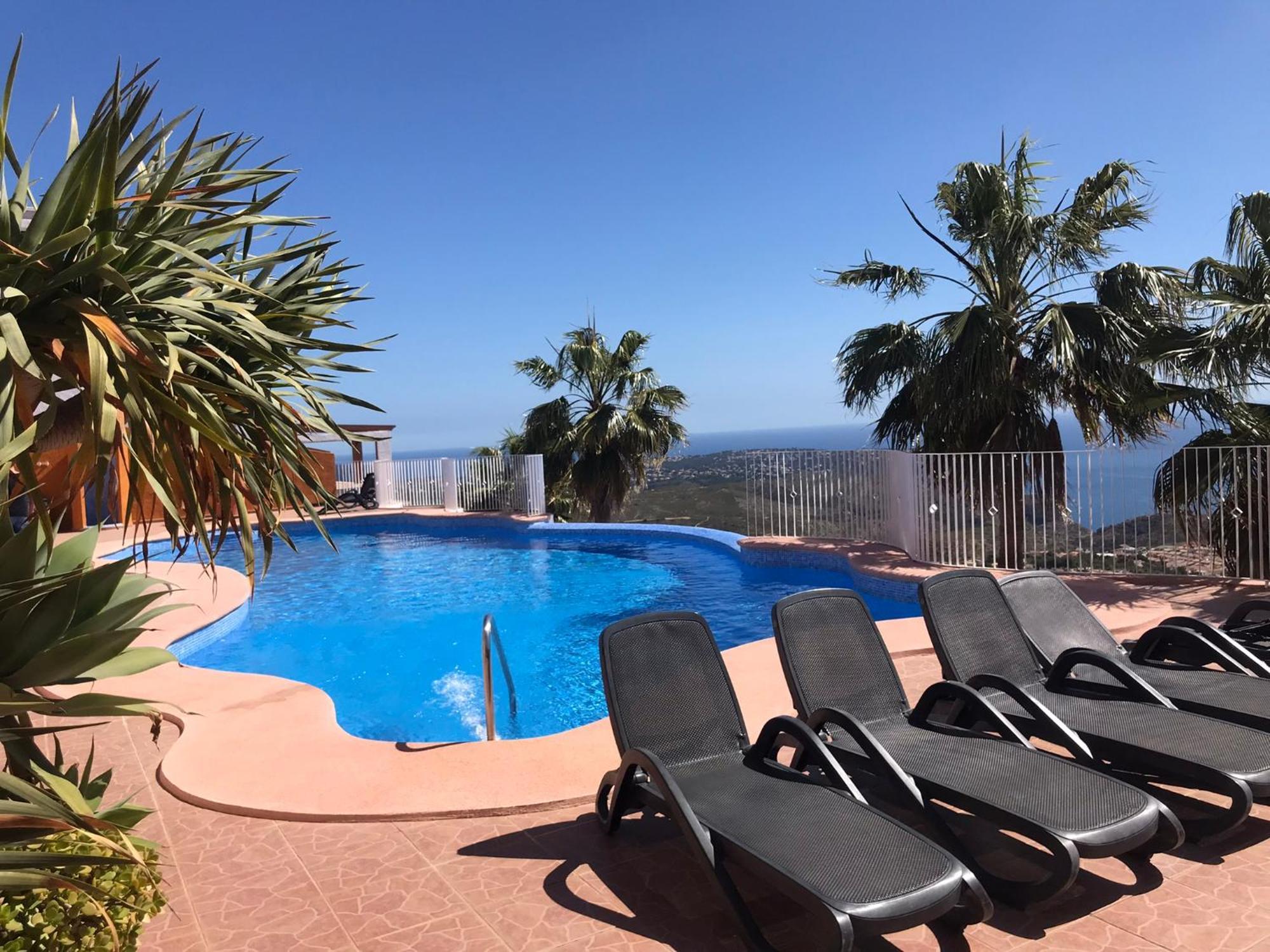 Vista Superior Hola Zeezicht!! Apartment Cumbre del Sol Exterior photo